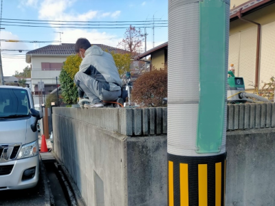 フェンス撤去 目隠し フェンス取付け ルシアスフェンス 神戸市 トラブラン